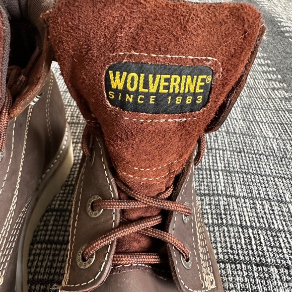 WORN ONCE! Wolverine Men's Loader 6 " Soft Toe Wedge Work Boot - Picture 2 of 11
